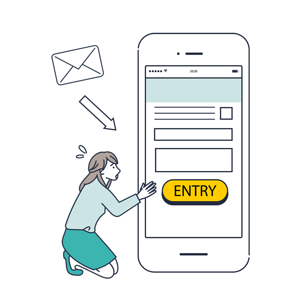 問い合わせや採用の応募が来ない